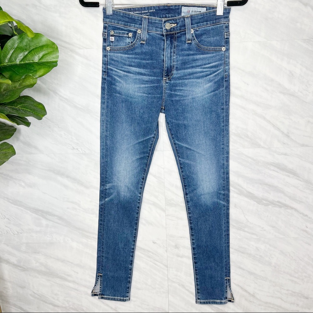 AG Adriano Goldshmeid The Farrah Skinny Ankle Jeans 24